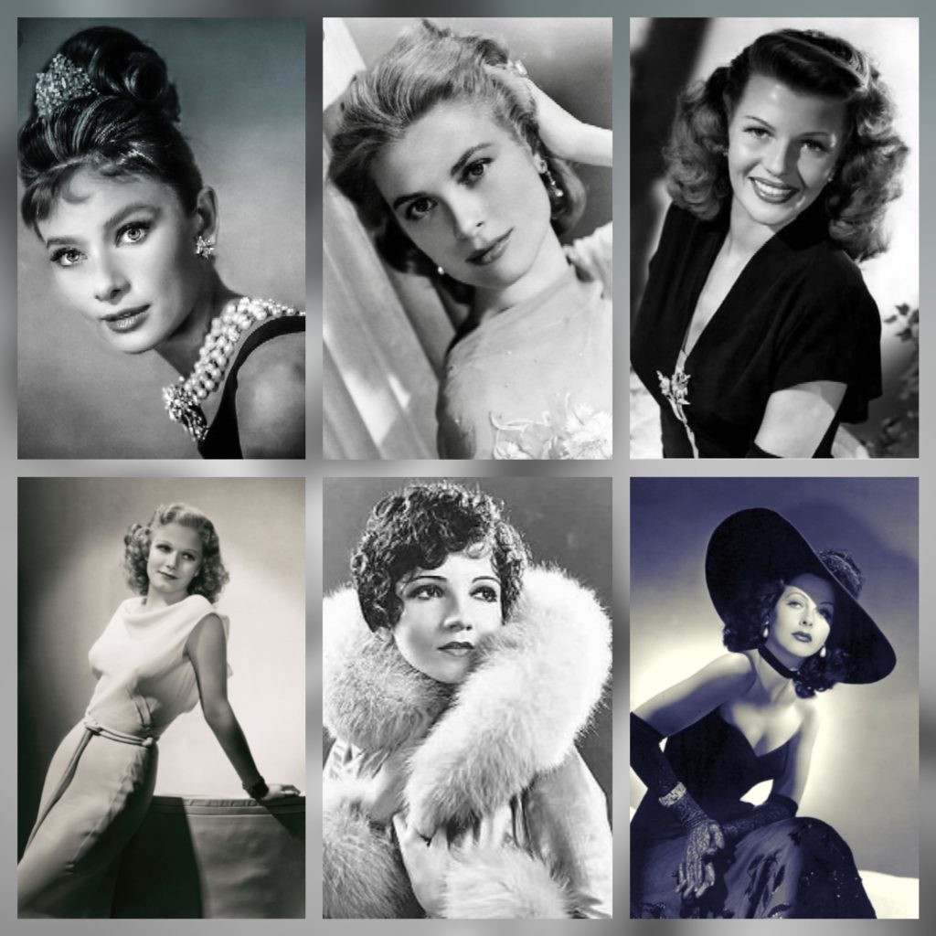 Hollywood glamour fashion icons 
